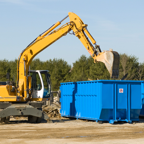 can i request a rental extension for a residential dumpster in Dickens County